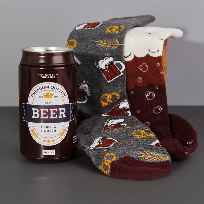 SOCKEN IN DER BIERDOSE