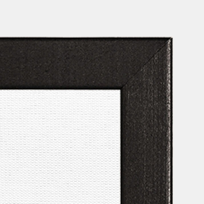 Schwarzer Dekorahmen