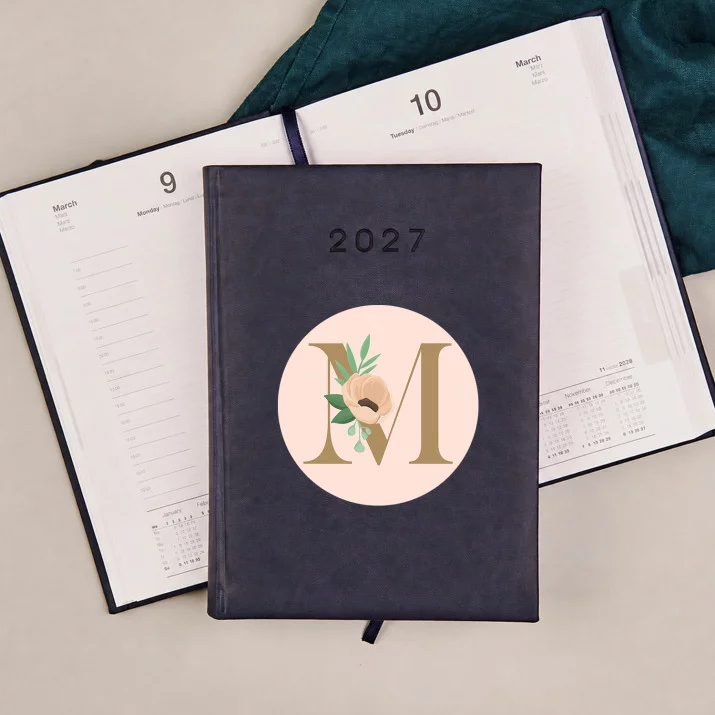 Monogramm Blumen - Kalender Monogramm Blumen - Kalender