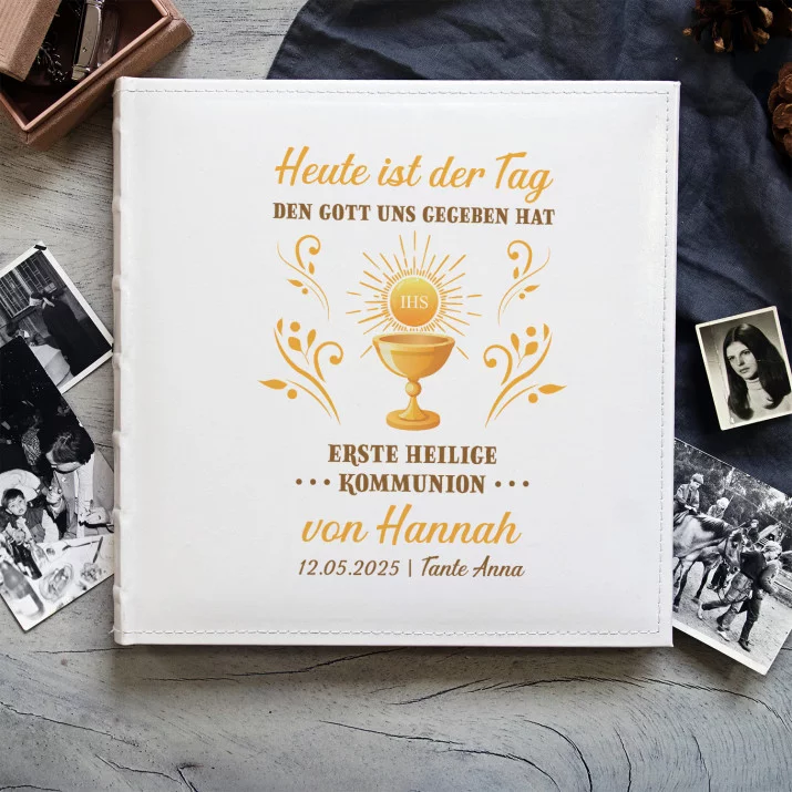 Heute ist der Tag - Personalisiertes Fotoalbum