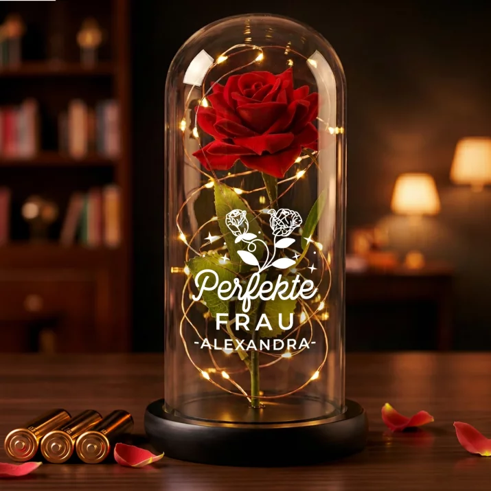 Perfekte frau - Ewige Rose Im Glas Perfekte frau - Ewige Rose Im Glas