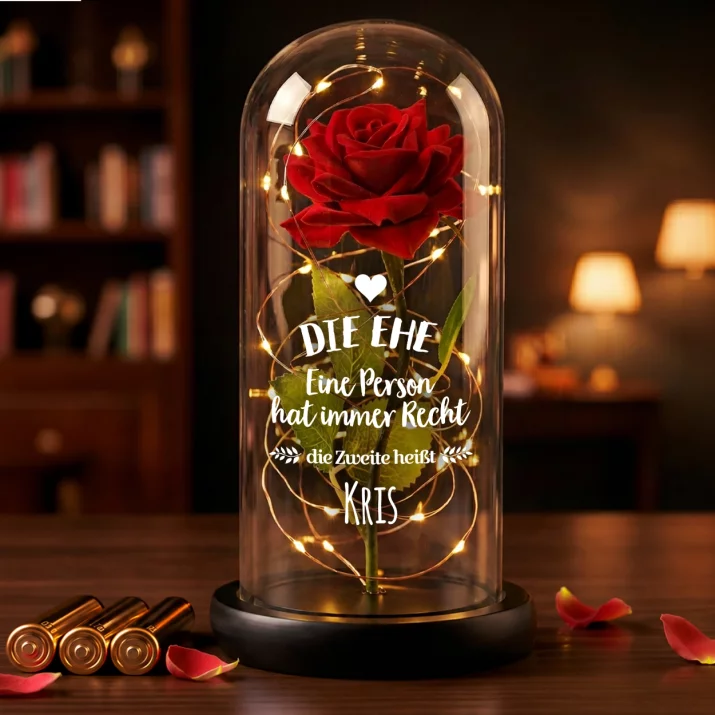 Ehe - Ewige Rose Im Glas Ehe - Ewige Rose Im Glas