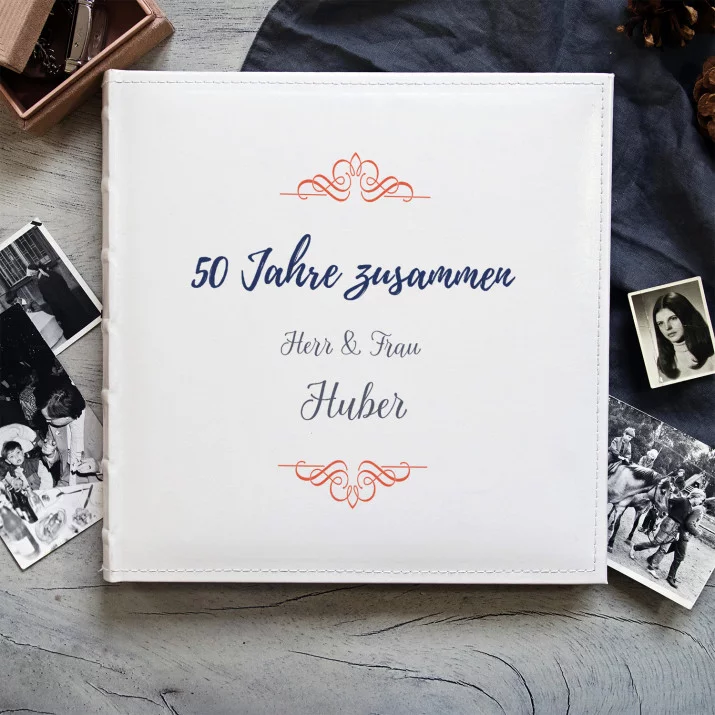 Jahre zusammen - personalisiertes Fotoalbum
