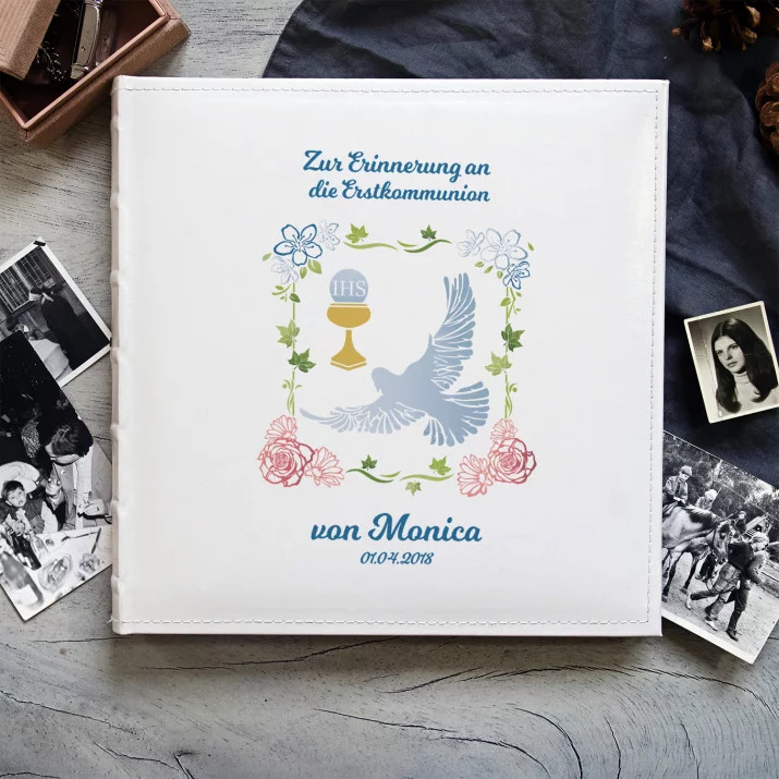 Zur Erinnerung an Kommunion - personalisiertes Fotoalbum