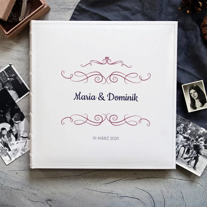 Namen + Datum - personalisiertes Fotoalbum
