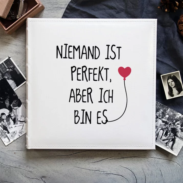 Niemand ist perfekt - personalisiertes Fotoalbum