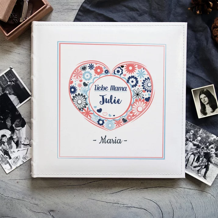 Mama Herz - personalisiertes Fotoalbum
