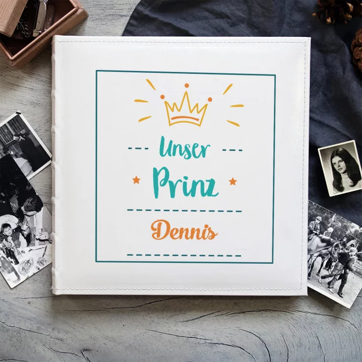 Unser Prinz - personalisiertes Fotoalbum