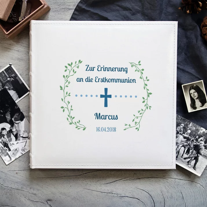 Zur Erinnerung an Erstkommunion - personalisiertes Fotoalbum