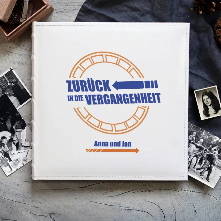 Zurück in die Vergangenheit - personalisiertes Fotoalbum