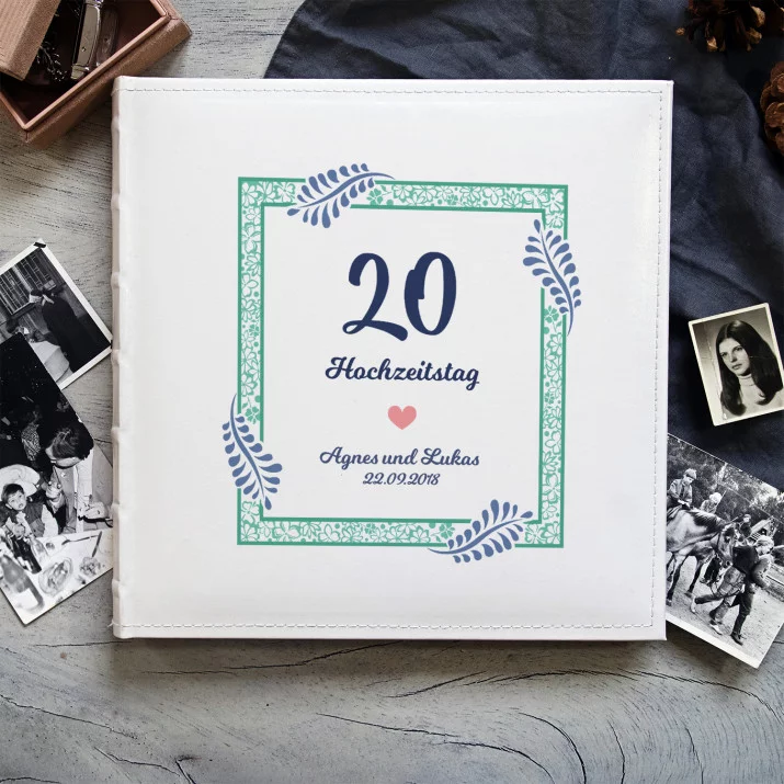 Hochzeitstag - personalisiertes Fotoalbum