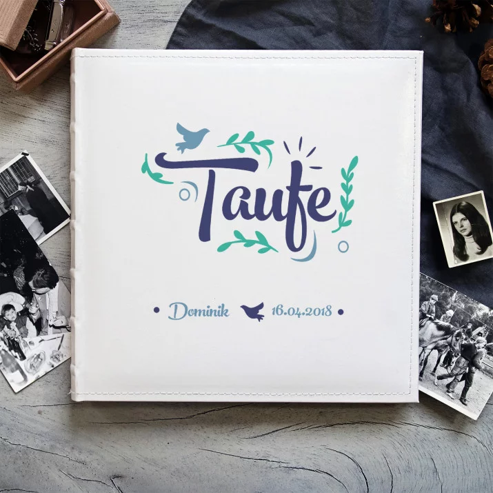 Taufe - personalisiertes Fotoalbum