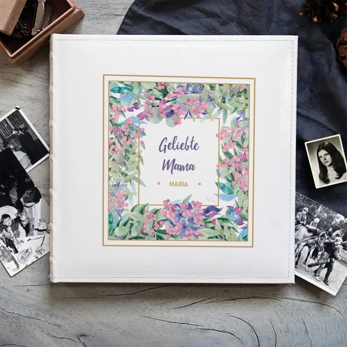 Geliebte Mama - personalisiertes Fotoalbum