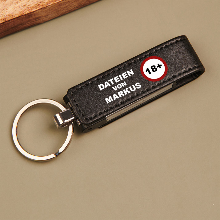 18+ - USB-Stick im Lederetui
