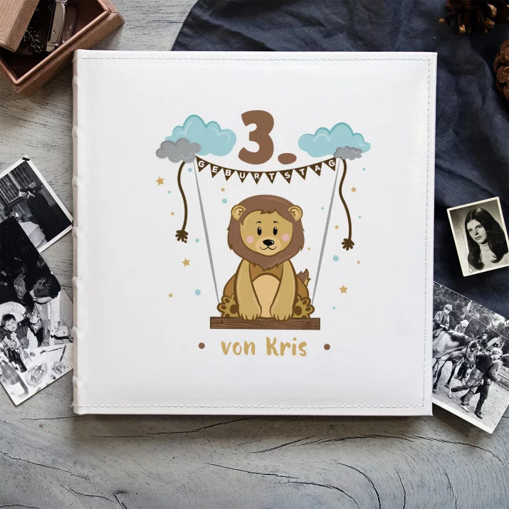 Löwe - personalisiertes Fotoalbum