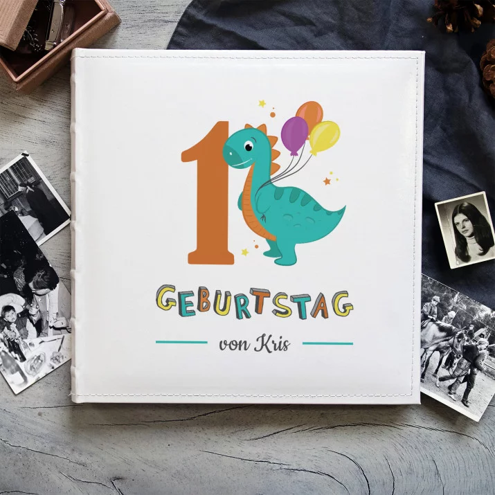 Geburtstag Dino - personalisiertes Fotoalbum