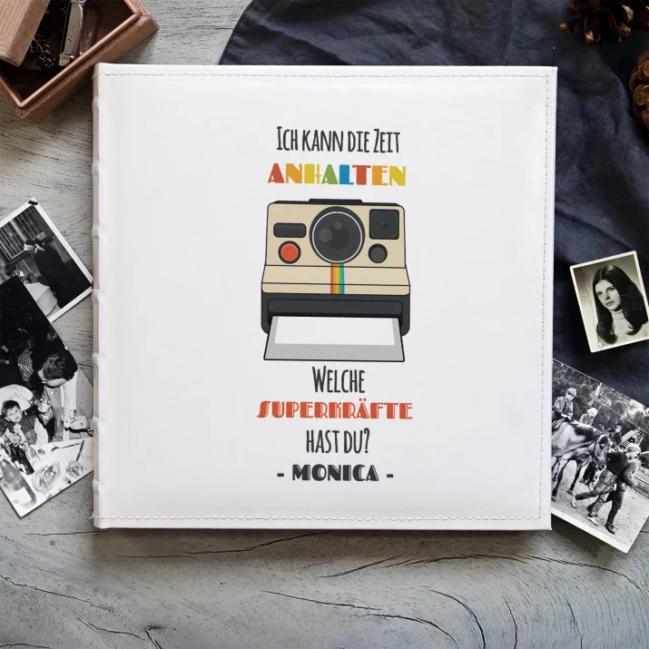 Ich kann die Zeit anhalten - personalisiertes Fotoalbum