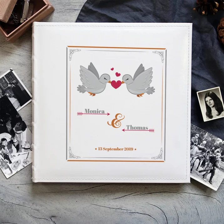Tauben - personalisiertes Fotoalbum