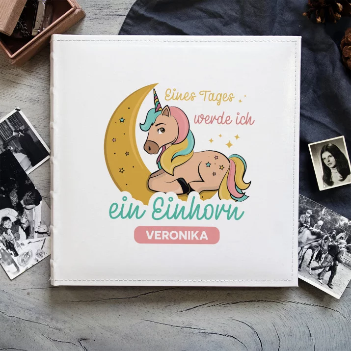 Ich werde ein Einhorn - personalisiertes Fotoalbum