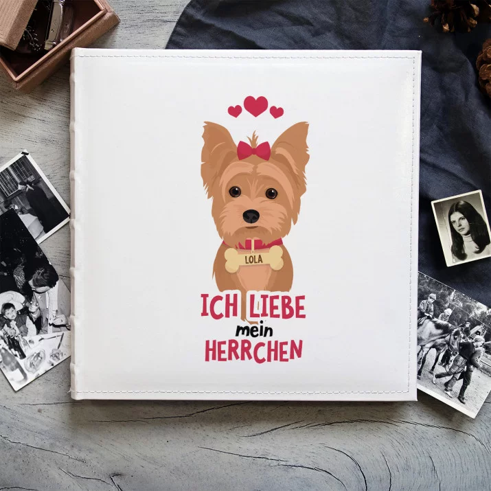 Ich liebe meinen Menschen - personalisiertes Fotoalbum