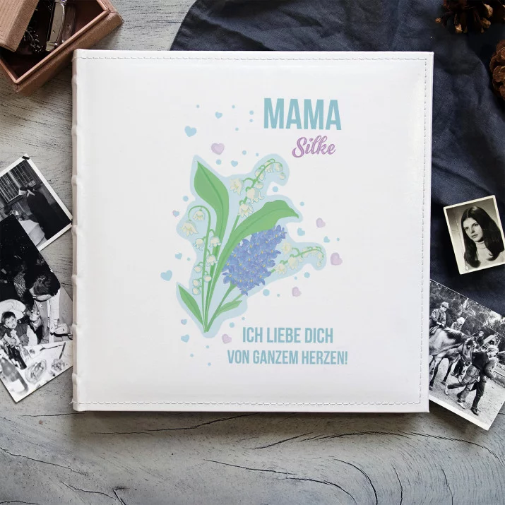 Ich liebe Dich von ganzem Herzen - personalisiertes Fotoalbum
