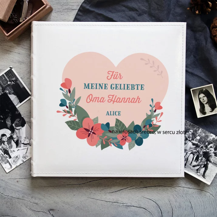 Für meine geliebte Oma - personalisiertes Fotoalbum