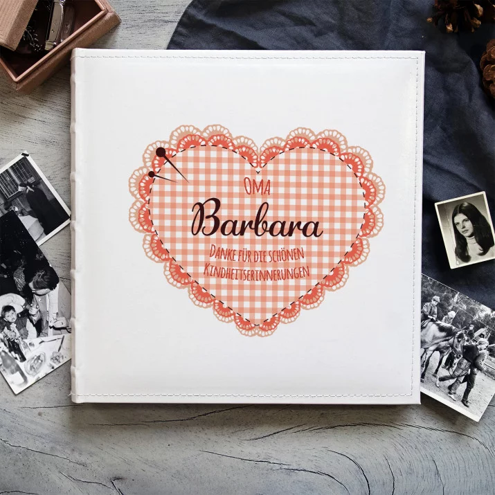 oma danke für die schönen Kindheitserinnerungen - personalisiertes Fotoalbum