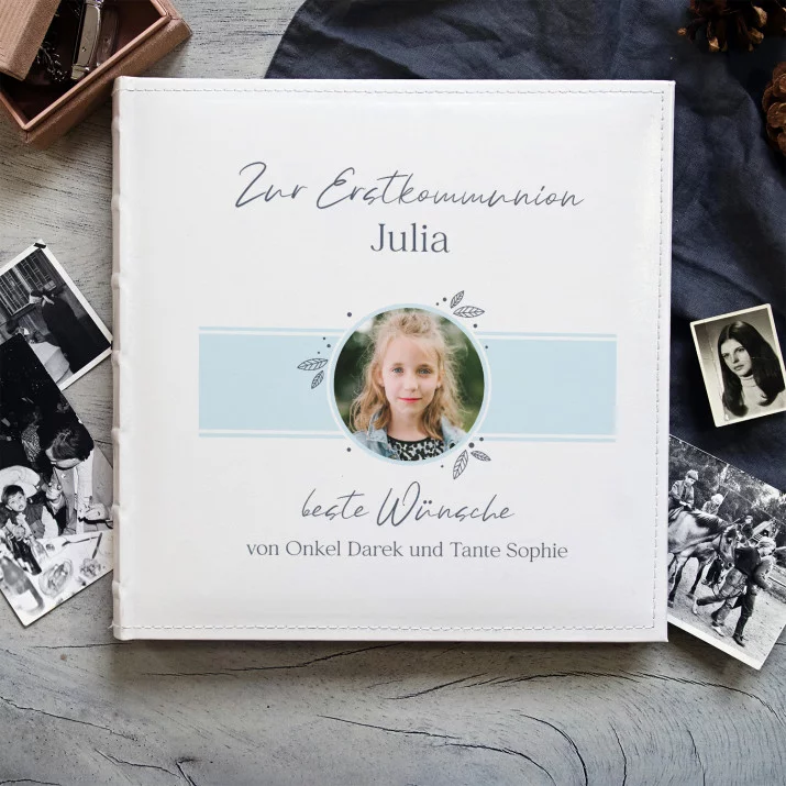 Zur Erstkommunion - personalisiertes Fotoalbum