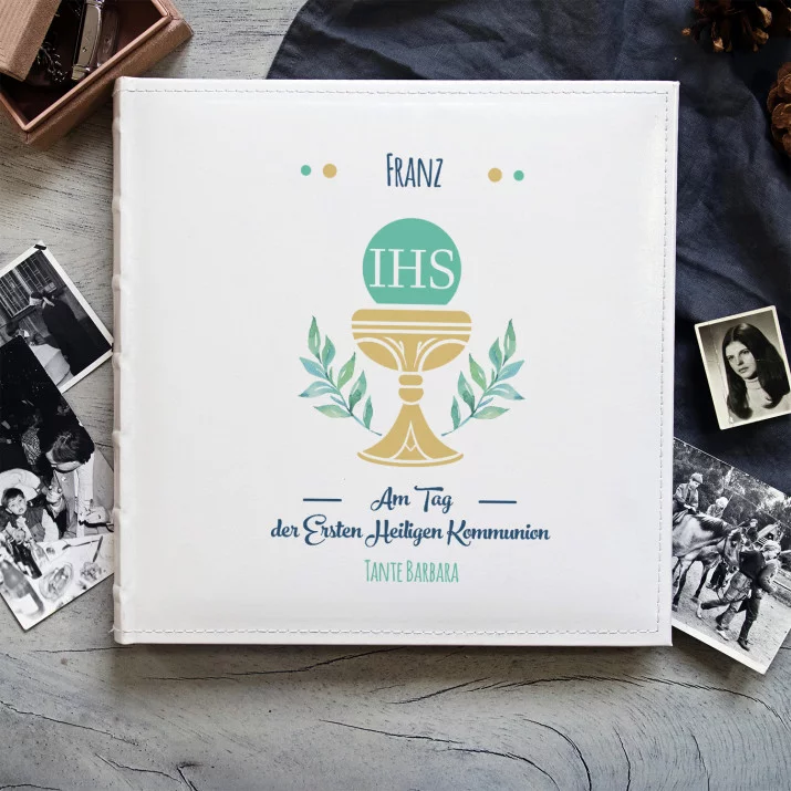 Zur Erinnerung an die Erstkommunion - Personalisiertes Fotoalbum