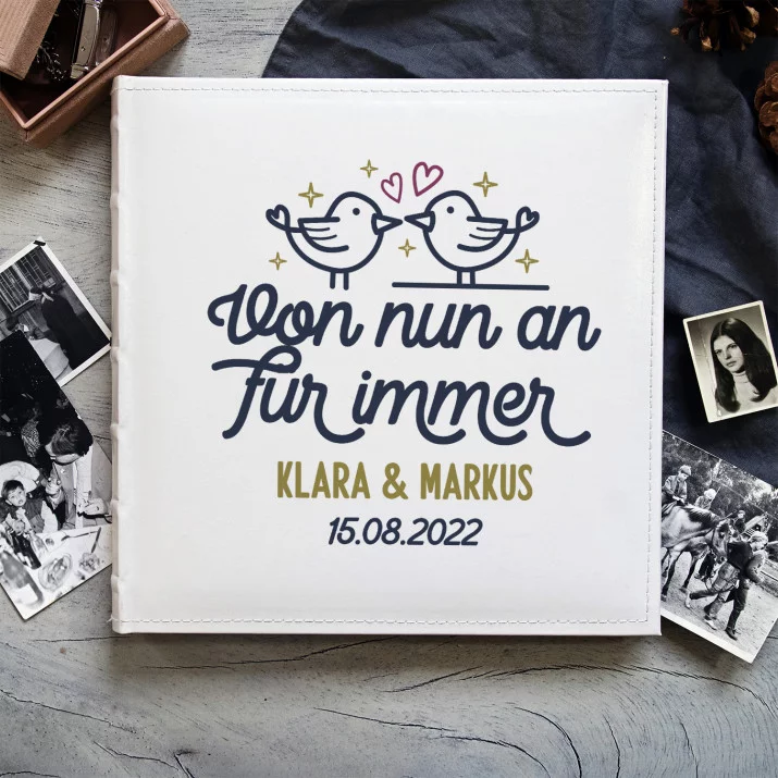 Von nun an für immer - personalisiertes Fotoalbum