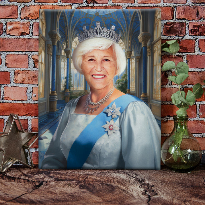 Oma Königin - Königliches Porträt