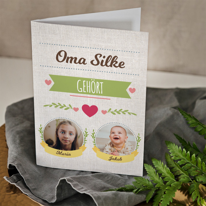 Oma gehört - Glückswunschkarte