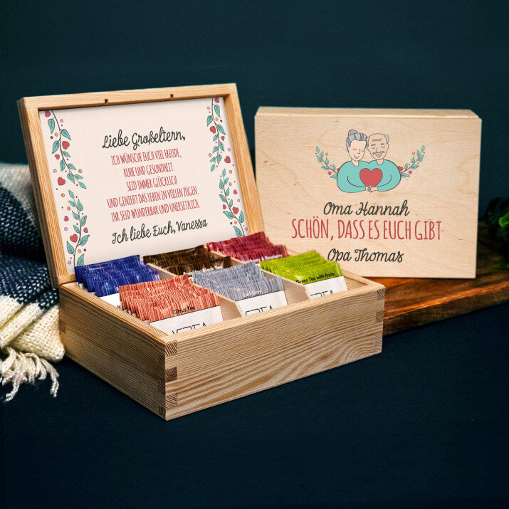 Oma, Opa, danke - Teebox