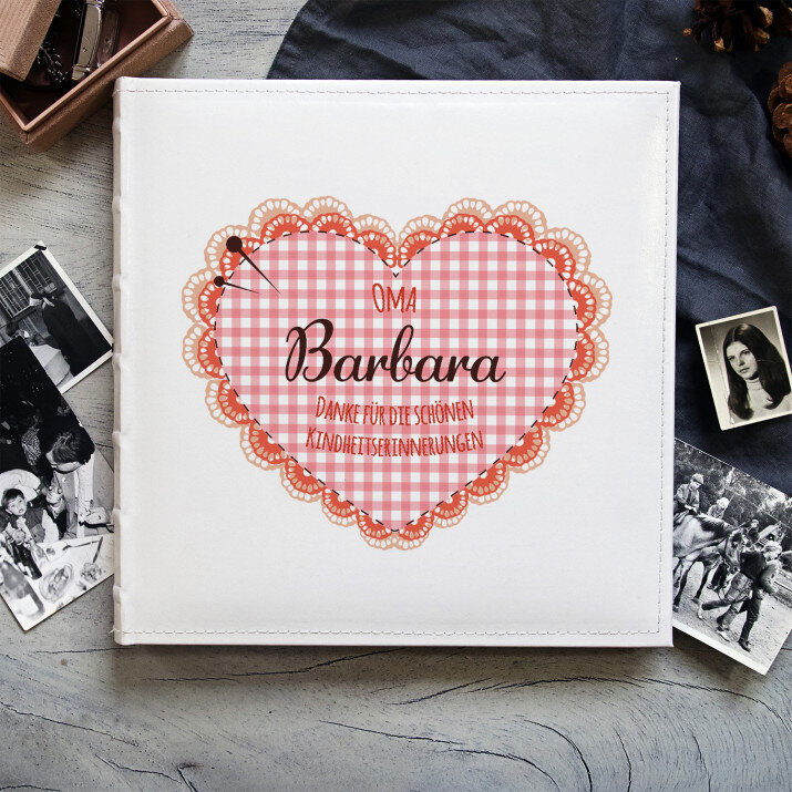 oma danke für die schönen Kindheitserinnerungen - personalisiertes Fotoalbum