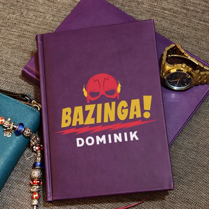 Bazinga! - Notizbuch A5 mit Aufdruck