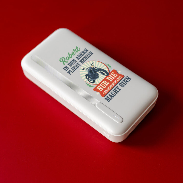Benzin in den Adern - Powerbank 20000 mAh