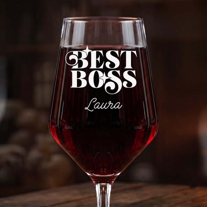best boss Für sie - Großes Weinglas