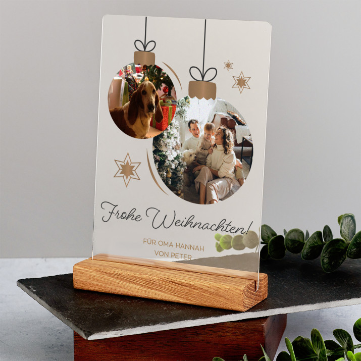Weihnachtskugel Fotos - Druck auf Acrylglas