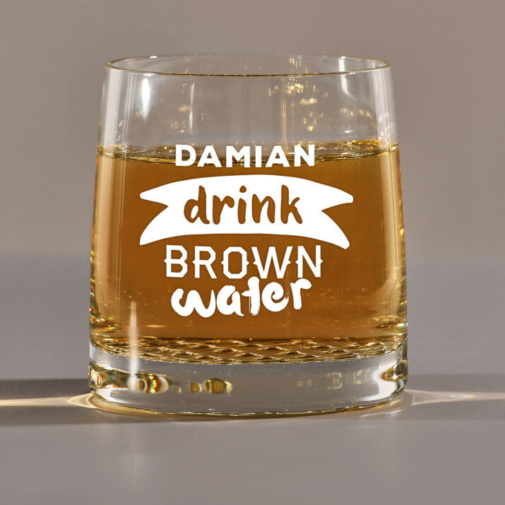Brown water - Whiskyglas