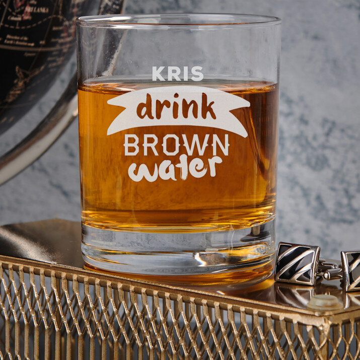 Brown water - Whiskyglas