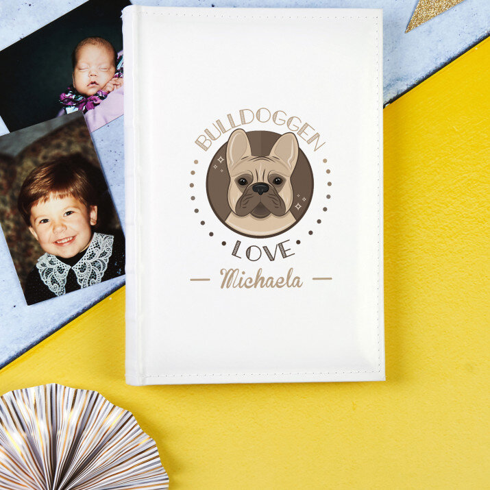 Bulldoggen love - personalisiertes Fotoalbum Bulldoggen love - personalisiertes Fotoalbum