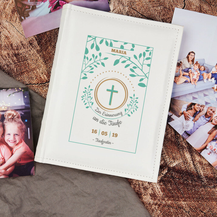 Taufe Zweige - personalisiertes Fotoalbum