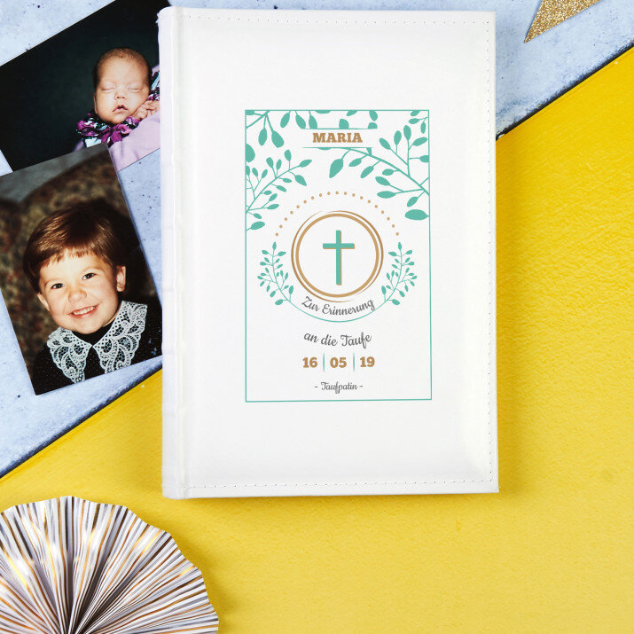 Taufe Zweige - personalisiertes Fotoalbum Taufe Zweige - personalisiertes Fotoalbum