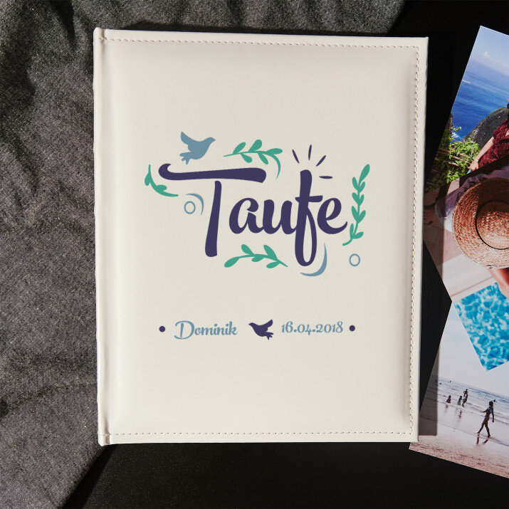 Taufe - personalisiertes Fotoalbum