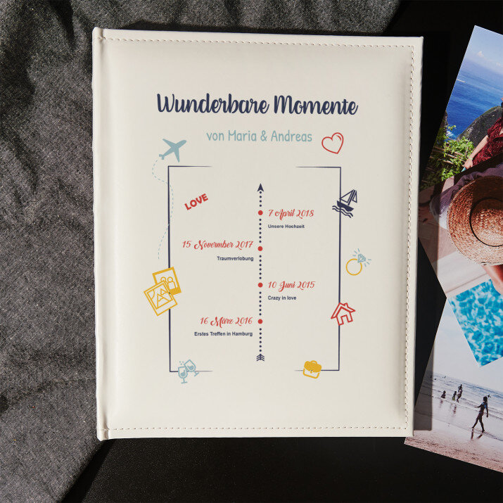 Wunderbare Momente - personalisiertes Fotoalbum