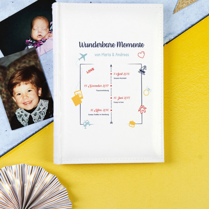 Wunderbare Momente - personalisiertes Fotoalbum