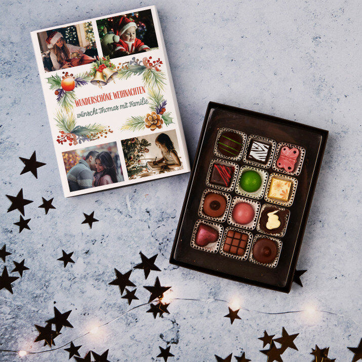 Wunderschöne Weihnachten - Belgische Pralinen