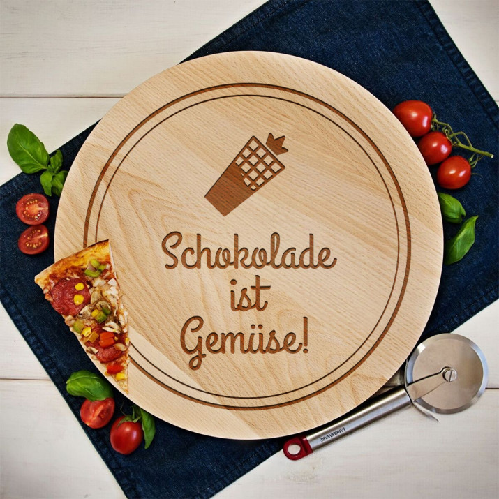 Schokolade ist Gemüse - Drehbrett