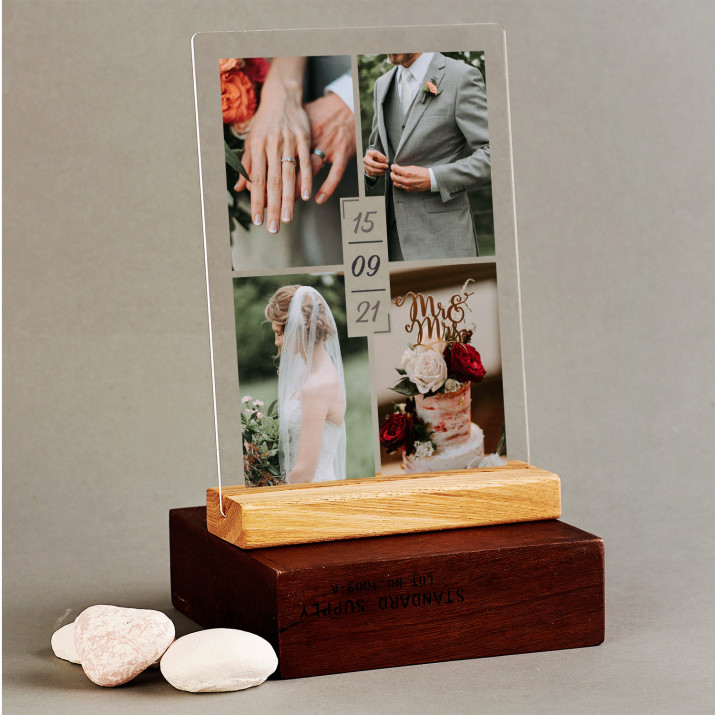 Datum - Druck auf Acrylglas