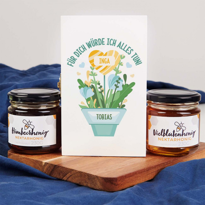 Für dich würde ich alles tun - Honig-Geschenkset